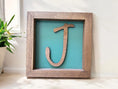 Load image into Gallery viewer, Custom Wood Letter Shadow Box Sign Mitten State Woodworks LLC
