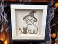 Load image into Gallery viewer, Halloween Highland Cows Wood Sign Portraits Mitten State Woodworks LLC
