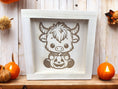 Load image into Gallery viewer, Halloween Highland Cows Wood Sign Portraits Mitten State Woodworks LLC
