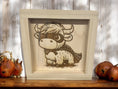 Load image into Gallery viewer, Halloween Highland Cows Wood Sign Portraits Mitten State Woodworks LLC
