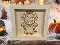 Load image into Gallery viewer, Halloween Highland Cows Wood Sign Portraits Mitten State Woodworks LLC
