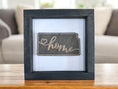 Load image into Gallery viewer, State Outline Wood Shadow Box Mitten State Woodworks LLC
